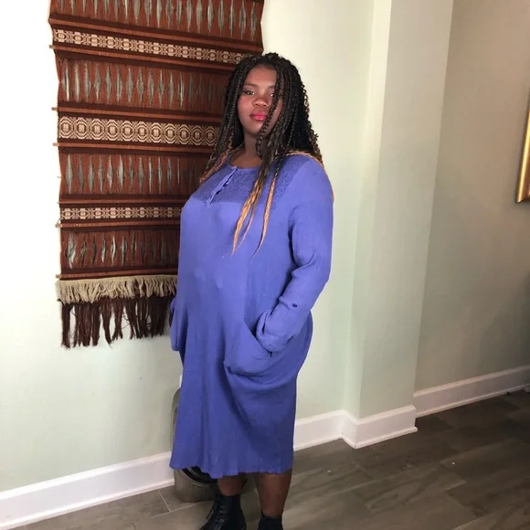 All the rage for the summer get you hands on this Vintage Purple gauze … - Picture 1 of 12